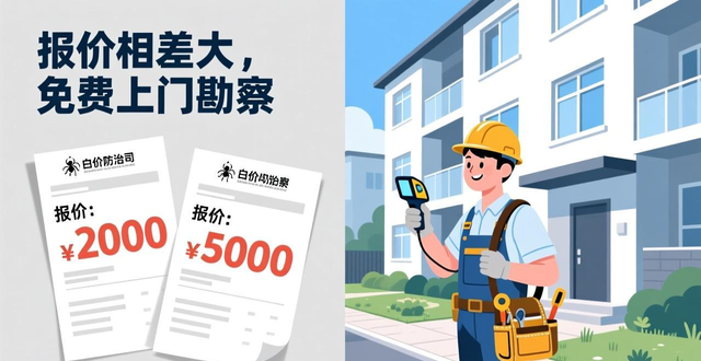 灭白蚁报价相差大 免费上门勘察才能定方案
